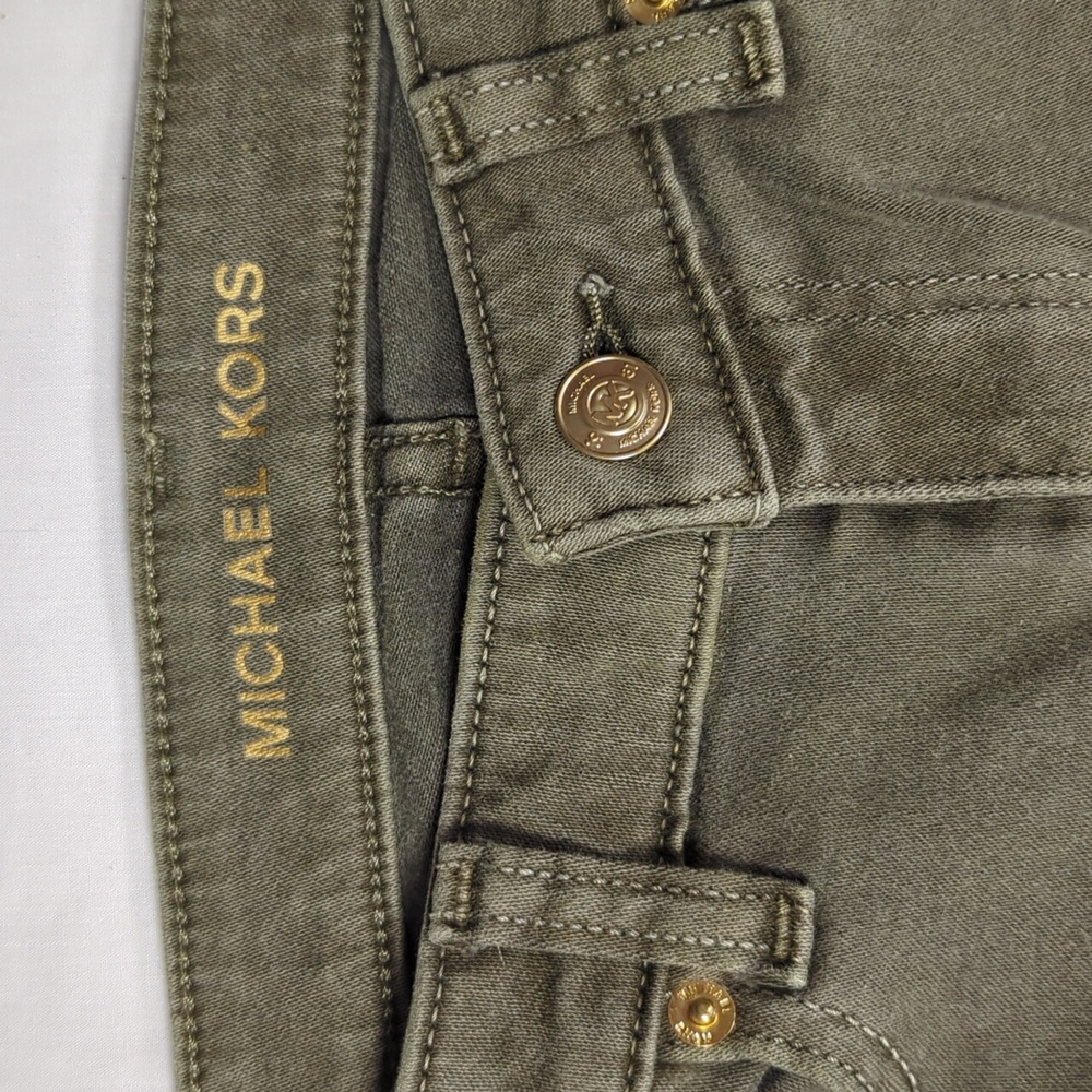 Michael Kors Olive Denim Skinny